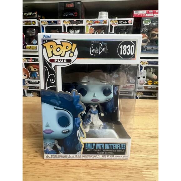 Emily Butterflies Funko Pop PLUS Corpse Bride #1830 Tim Burton Movies Animation - Picture 1 of 6